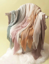 Herstellung Designer Winter Damen handgemachter Wollschal für Geschenk