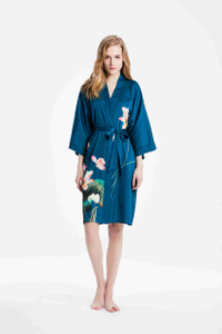 Großhandel Seide Kimono Roben