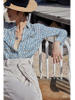 Designer Digital bedruckte Seidenhemden Langarmes Womenswear vom Kleidungshersteller